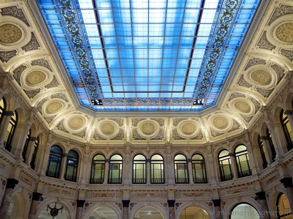 Milan (Italy) - Rooflight in the Gallerie d'Italia in Scala Square